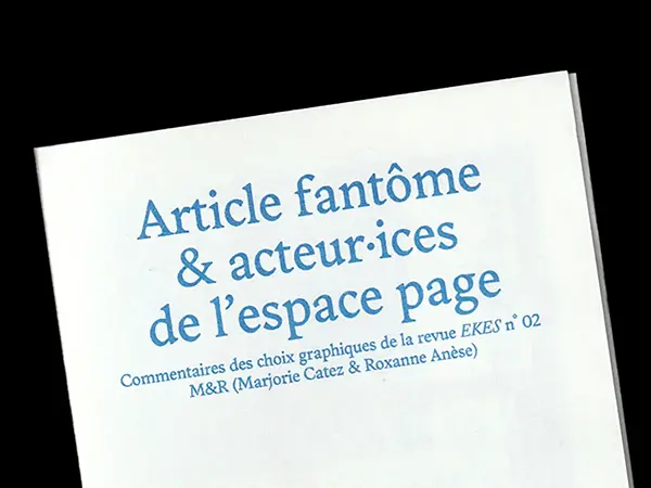 Article fantome